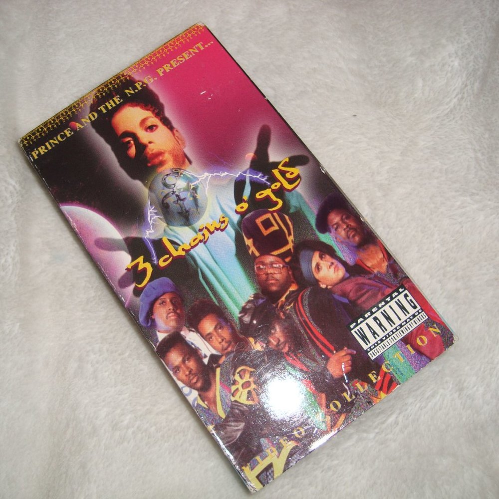 Prince 3 Chains O Gold NPG New Power Generation VHS Tape 1994 Music Video